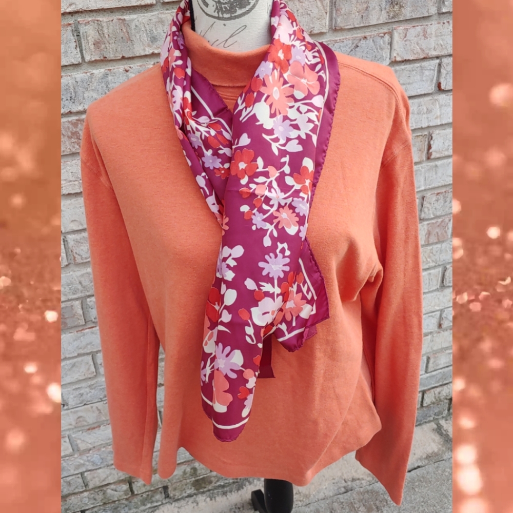 Free Scarf, Beautiful Basic Editions Oversized Pe… - image 1